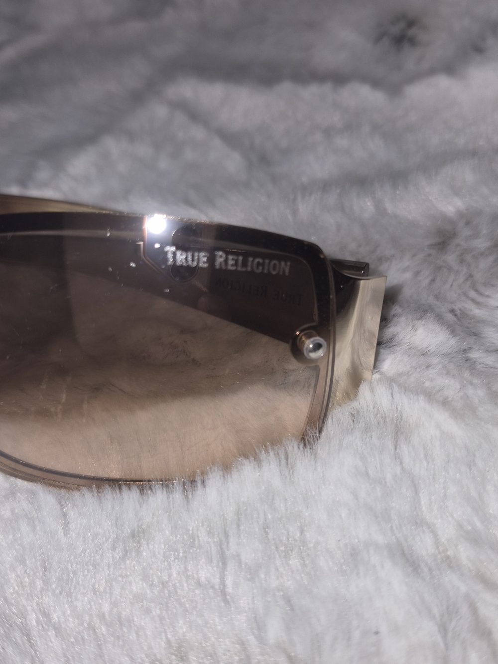 True Religion Women's Rectangular Sunglasses - Brown Gradient - Picture 3 of 8